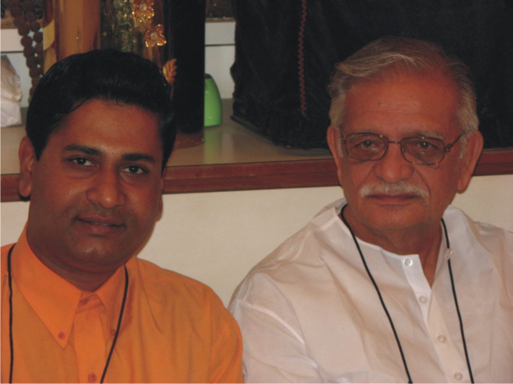 Shekhar with GULZAR